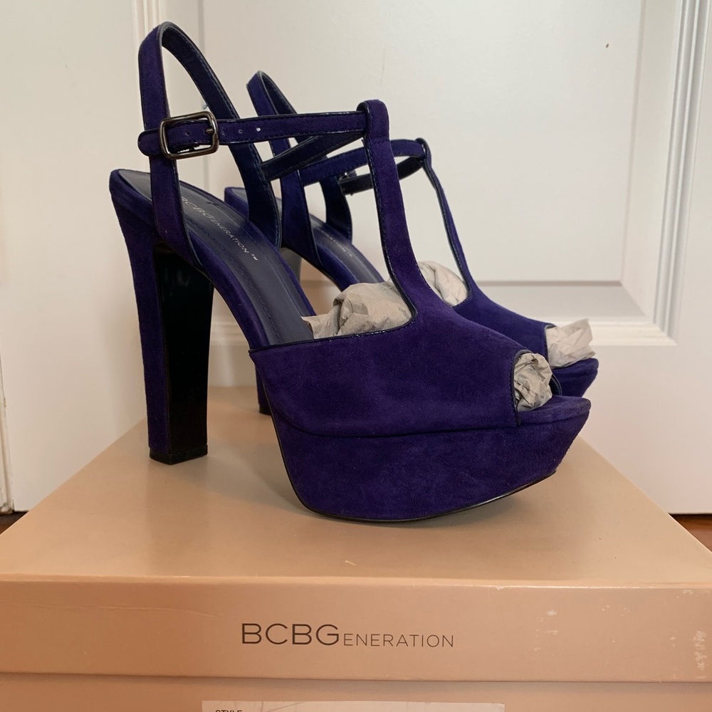 BCBGeneration T-Strap Platform Heel